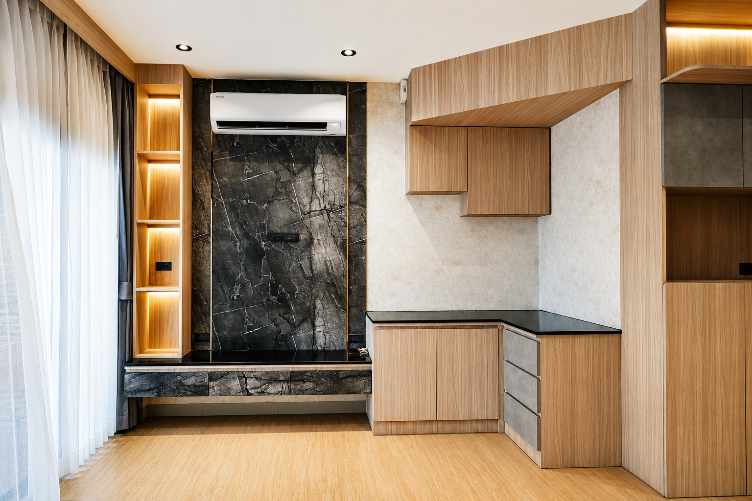 Townhome ติดอ่างเก็บน้ำชากนอก พัทยา | พร้อมอยู่ 2 ห้องนอน ราคา 2.99 ล้าน รูปที่ 3